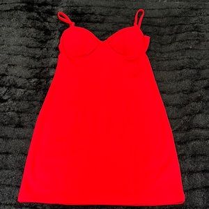 Nasty Gal red mini dress size M